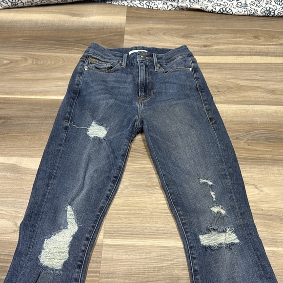 Good American blue denim skinny jeans size 00 - Picture 7 of 11